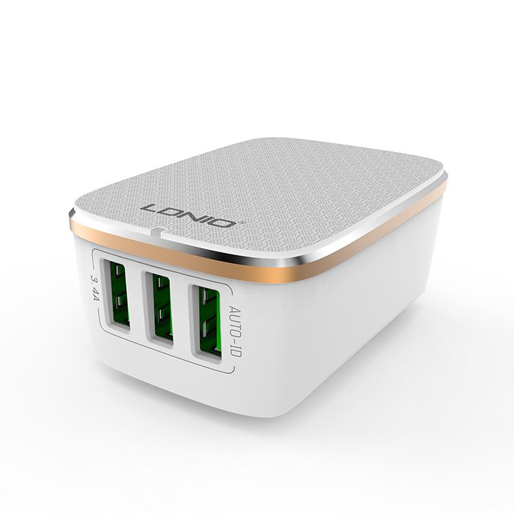 CHARGEUR LDNIO A3304 3.4A 3USB