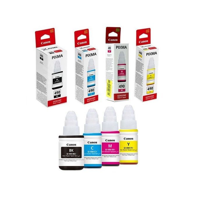 PACK BOUTEILLE CANON 490 ORG