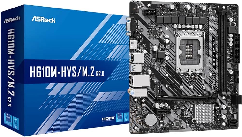CARTE MERE ASROCK H610M-HVS/M.2 R2.0 MATX