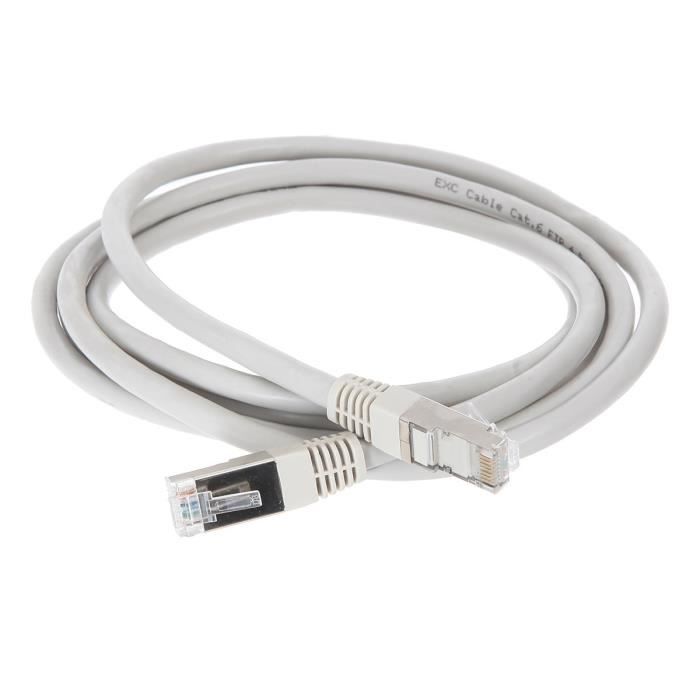CABLE RESEAUX  CAT 6 3M CAPSYS