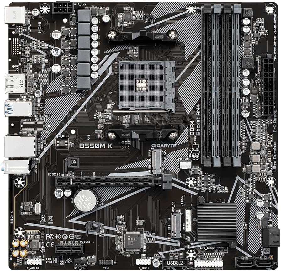 CARTE MERE GIGABYTE B550M-K