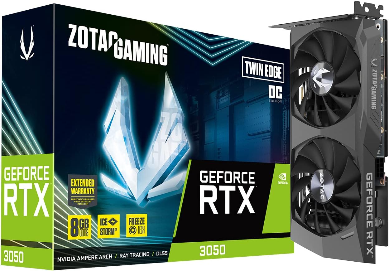 VGA ZOTAC RTX 3050 6GB TWIN EDGE OC