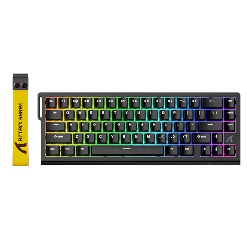 CLAVIER GAMING ATTACK SHARK X68 BLACK  MECANIQUE MAGNETIQUE