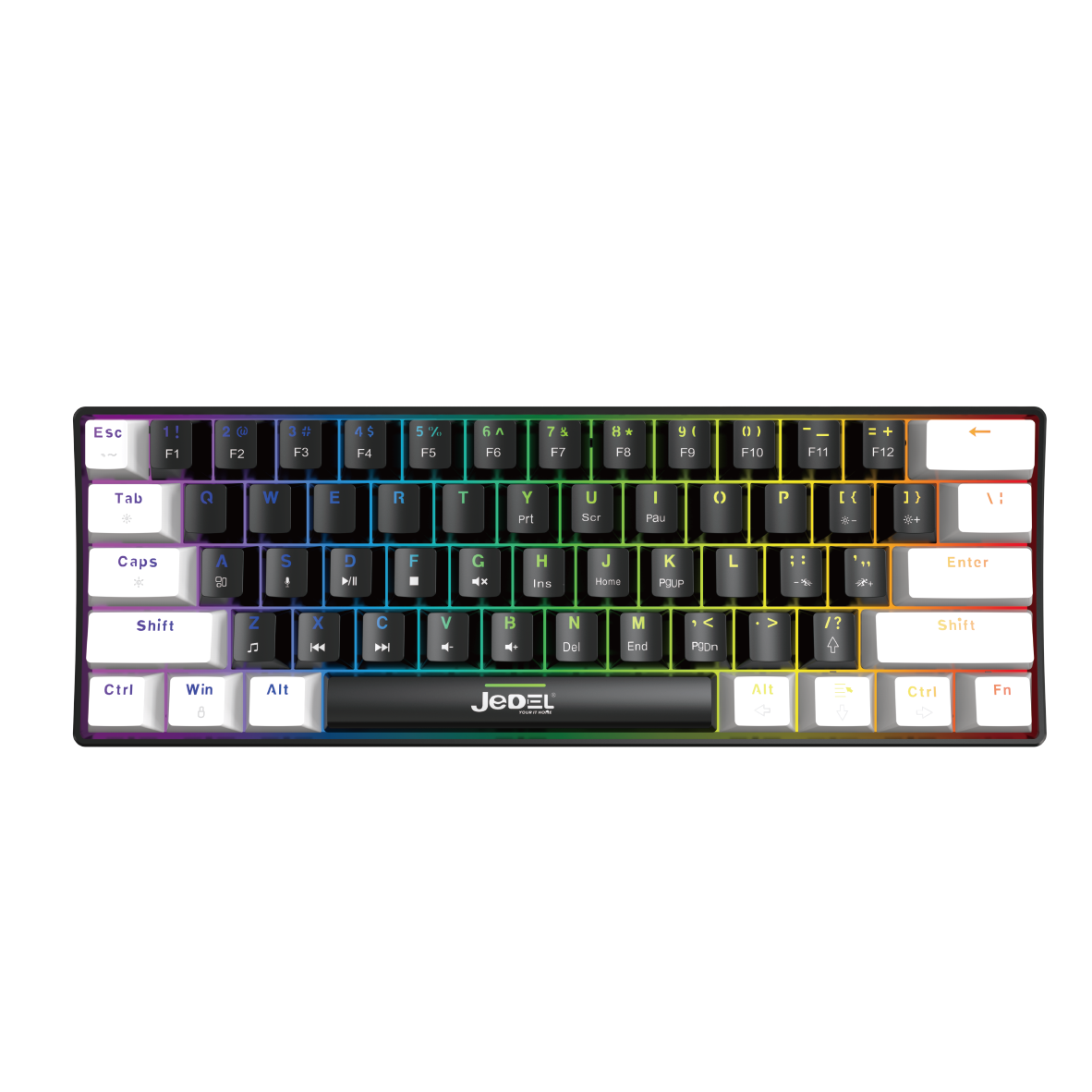 CLAVIER GAMING JEDEL KL69 MECANIQUE BLEU SWITCH