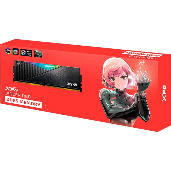 RAM ADATA XPG LANCER 16GB DRR5 6400MHZ BLACK RGB